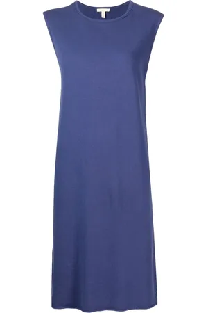 Eileen Fisher Sleeveless shift midi dress