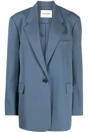 Low Classic Single-breasted oversize-frame blazer