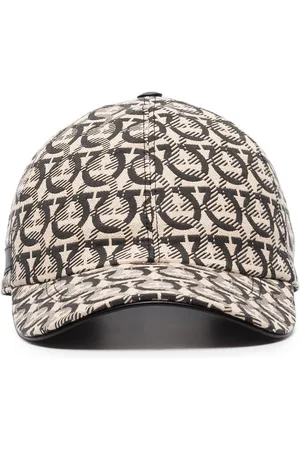 Salvatore Ferragamo Interlocking Gancini print baseball cap