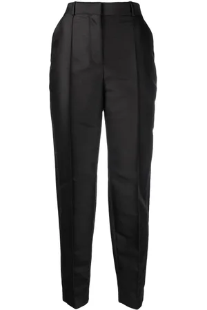 Totême Pressed-crease tapered trousers