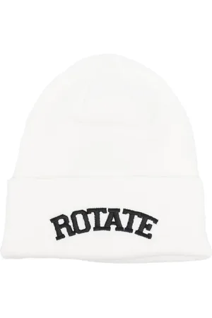 ROTATE Embroidered-logo beanie