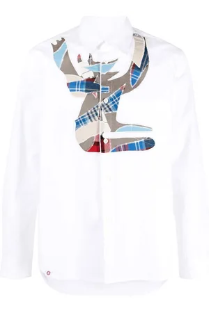 Charles Jeffrey Loverboy Patchwork detail shirt