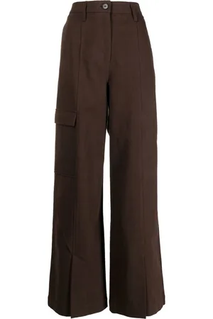GOEN.J Wide-leg cargo trousers