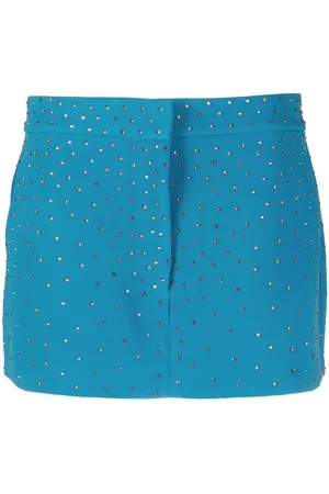 ALEX PERRY Carling crystal-embellished mini skirt