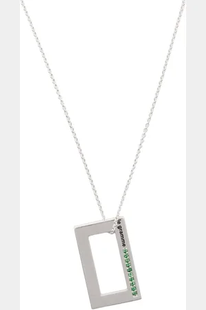 Le Gramme 3,4g tsavorite pendant necklace