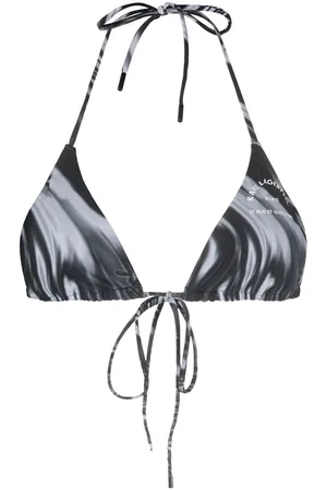 Karl Lagerfeld Rue St-Guillaume wraparound bikini top