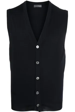 DRUMOHR Sleeveless merino wool cardigan