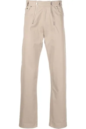 Kennel & Schmenger Alvan high-rise zip-detail chinos