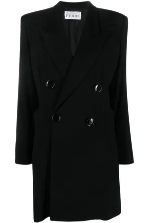 Gianfranco Ferré 1990s peak lapels double-breasted jacket