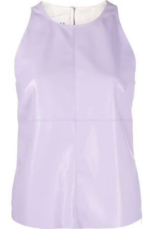 Nanushka Teza panelled sleeveless top
