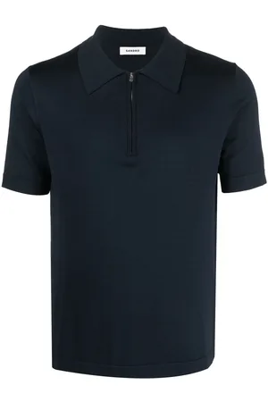 Sandro Pablo zip-up polo shirt