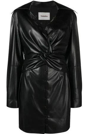 Nanushka Marto faux-leather minidress