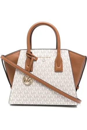 Michael Kors Logo-print leather tote bag