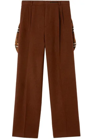 Burberry Pleated wide-leg trousers