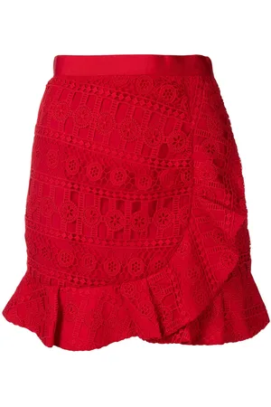 Self-Portrait Asymmetric ruffled dress