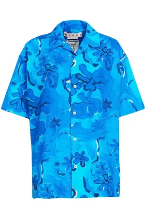 Marni Floral-print short-sleeve shirt