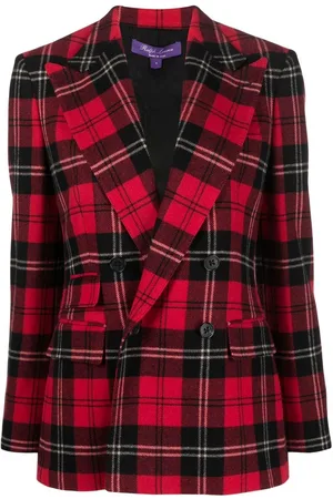 Ralph Lauren Kellin tartan wool blazer