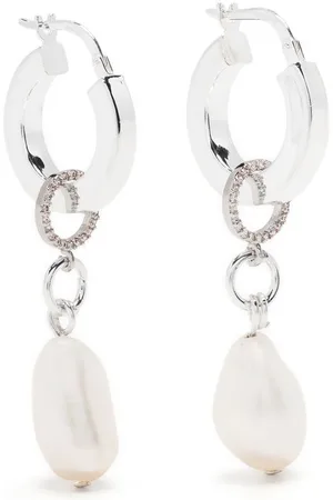 MOUNSER Breaker Petite pearl hoop-earrings