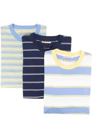 Marni Stripe-print short-sleeved T-shirt