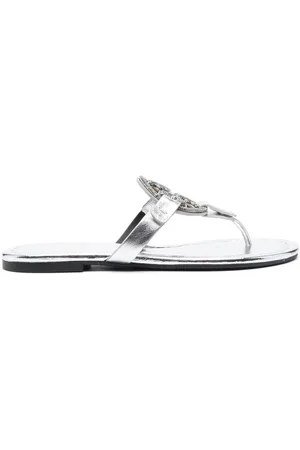 Tory Burch Miller logo-plaque sandals
