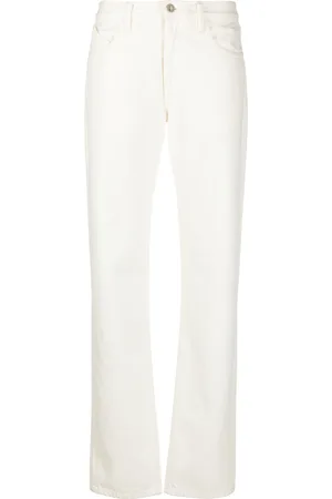 The Attico High-rise straight-leg jeans