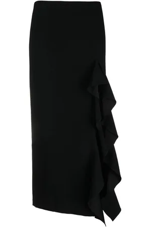 Filippa K Frill-detail midi skirt