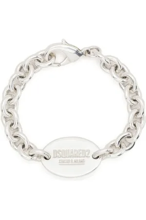 Dsquared2 Logo-plaque chain bracelet