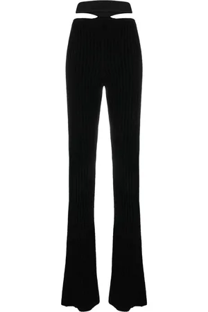 ANDREADAMO High-waisted knitted trousers