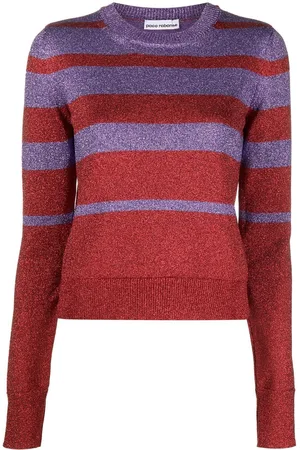 Paco rabanne Striped crew-neck jumper