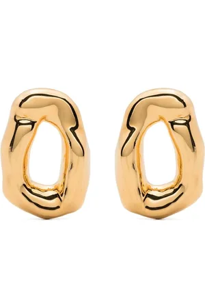 Colville Engraved-logo chunky stud earrings