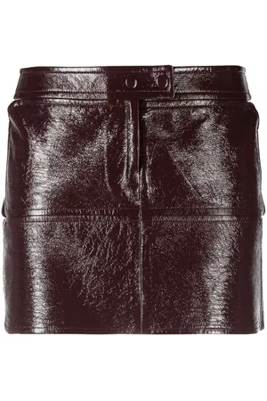 Courrèges Patent pencil mini skirt