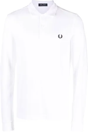 Fred Perry Crest-motif polo shirt