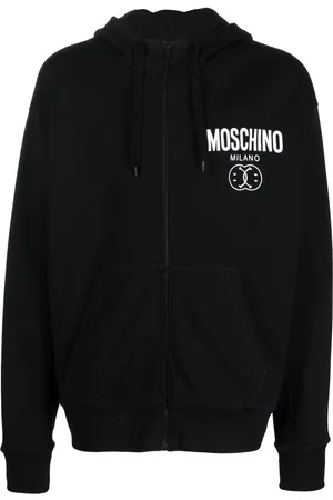 Moschino Logo-print cotton hoodie
