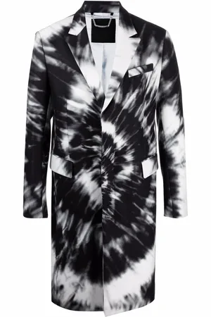 Philipp Plein Single-breasted tie-dye coat
