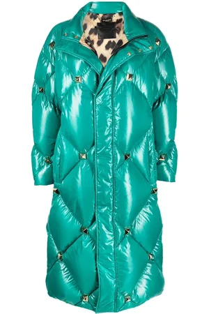 Philipp Plein Quilted studded padded coat
