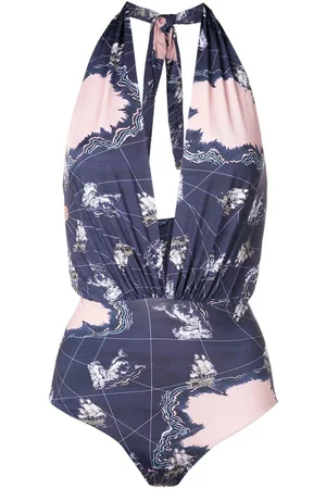 CLUBE BOSSA Deneuve graphic-print swimsuit