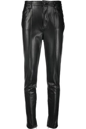 ERMANNO SCERVINO Faux-leather skinny trousers