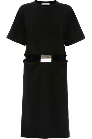 J.W.Anderson Hinge-embellished T-shirt midi dress