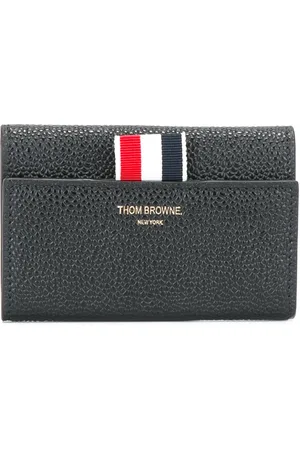 Thom Browne Pebbled-leather key wallet