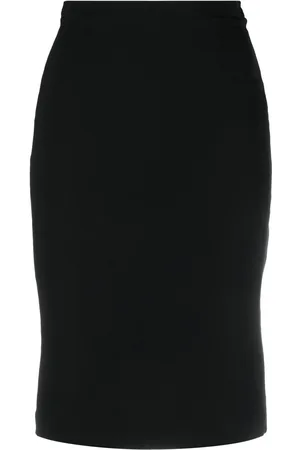 Dior 2010s stretch silk pencil skirt
