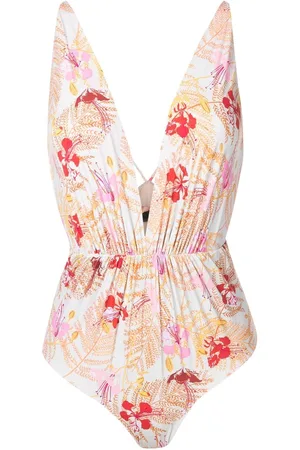 CLUBE BOSSA Maio Clavert plunge one-piece