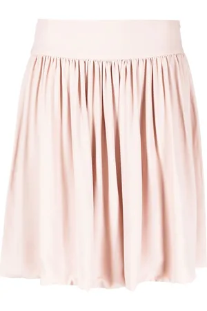 Dior 2010s high-waist gathered skirt