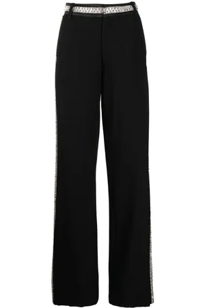 Retrofete Jessa crystal-embellished trousers