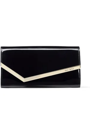 Jimmy Choo Emmie patent leather clutch bag