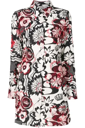 AMIR SLAMA Floral-print beach cover-up