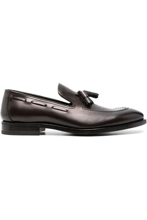 HENDERSON BARACCO Tassel-embellished almond-toe loafers