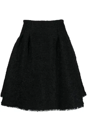 Dior 2010s textured flared skirt