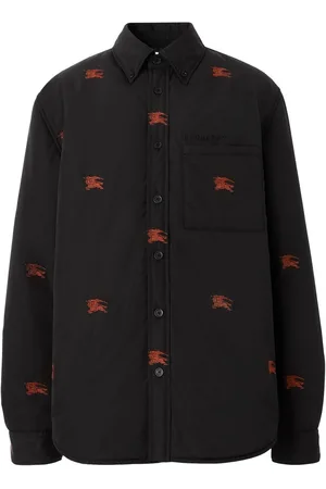 Burberry Embroidered padded overshirt