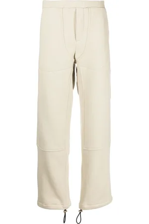 BUSCEMI Panelled cotton track pants
