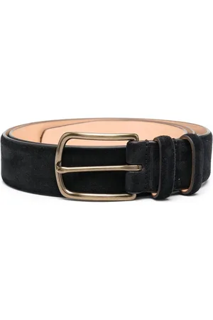 Officine creative Antique-effect suede belt